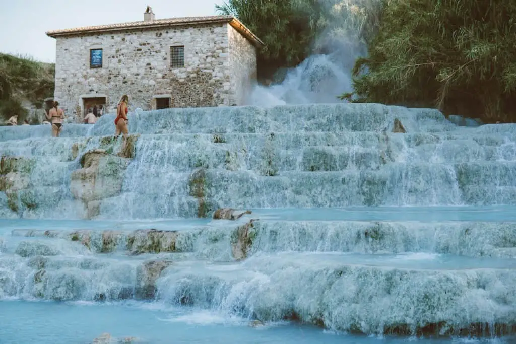 How to visit Saturnia hot springs Tuscany