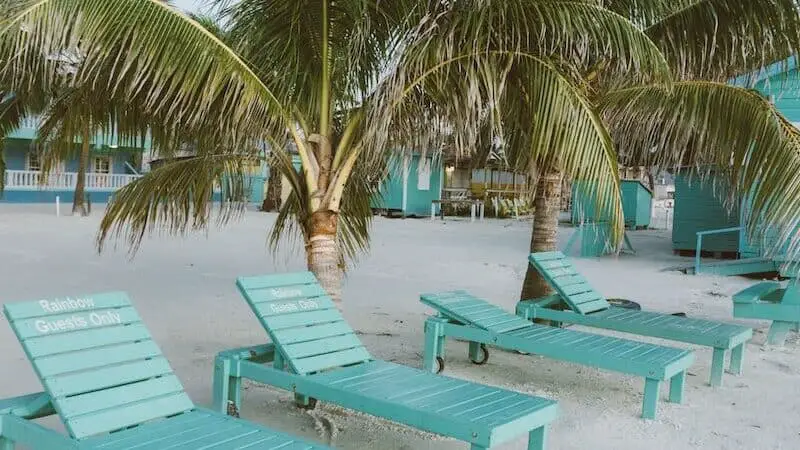 Caye Caulker Beach Chairs Belize