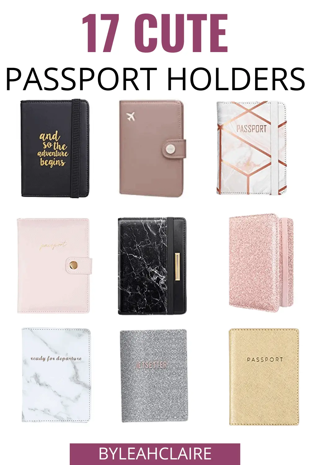 17 Cute Passport Holders for Stylish Travelers