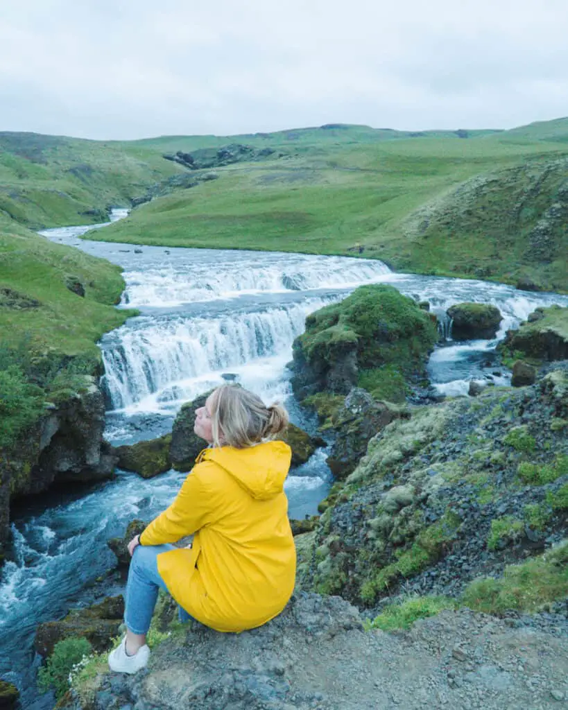 skogafoss waterfall one week in Iceland